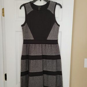 NWT Ann Taylor Black Sweater-like Sleeveless Dress Size S